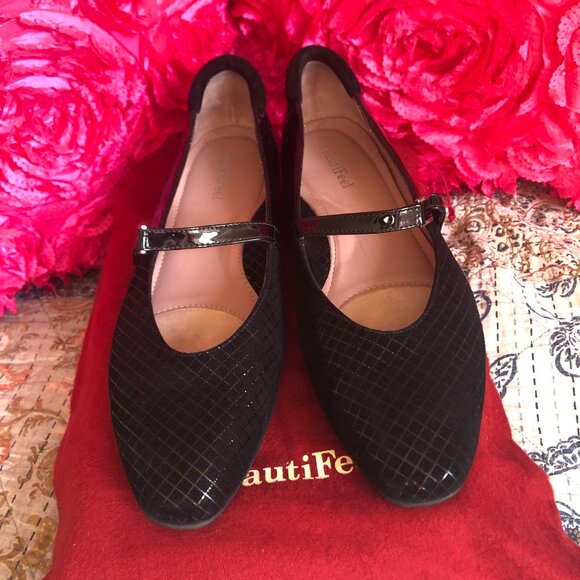 BeautiFeel Mary Jane Patent Leather & Suede Size 39/8.5 - Picture 11 of 11